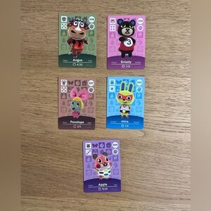 Nintendo Animal Crossing Amiibo Cards